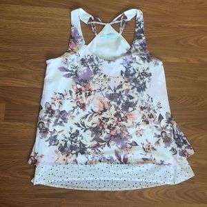 Maurices Floral Racerback Tank